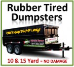 Rubber Tired Dumpsters