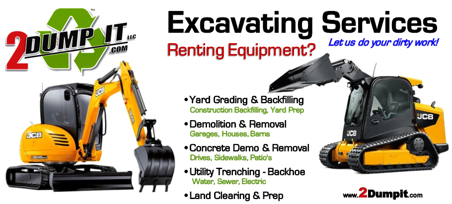 Excavating Contractor, Demolition, Grading, Land Clearing