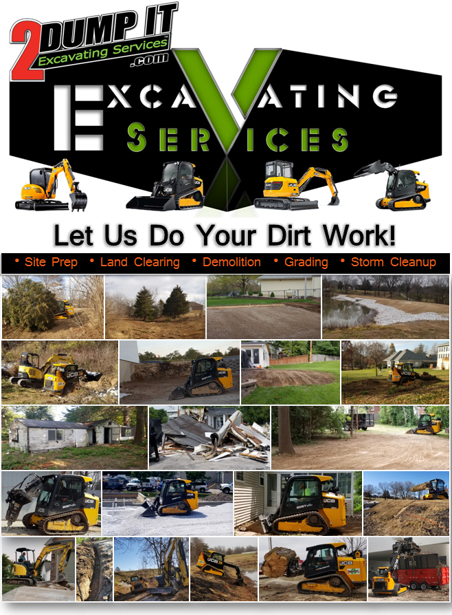 Excavating Services - Site Prep - Land Clearing - Demolition - Grading - Storm Cleanup