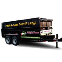 20 Yard Rubber Tired Dumpster
